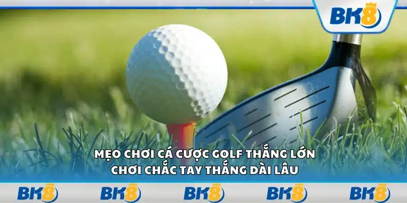 Mẹo chơi cá cược golf thắng lớn – Chơi chắc tay thắng dài lâu